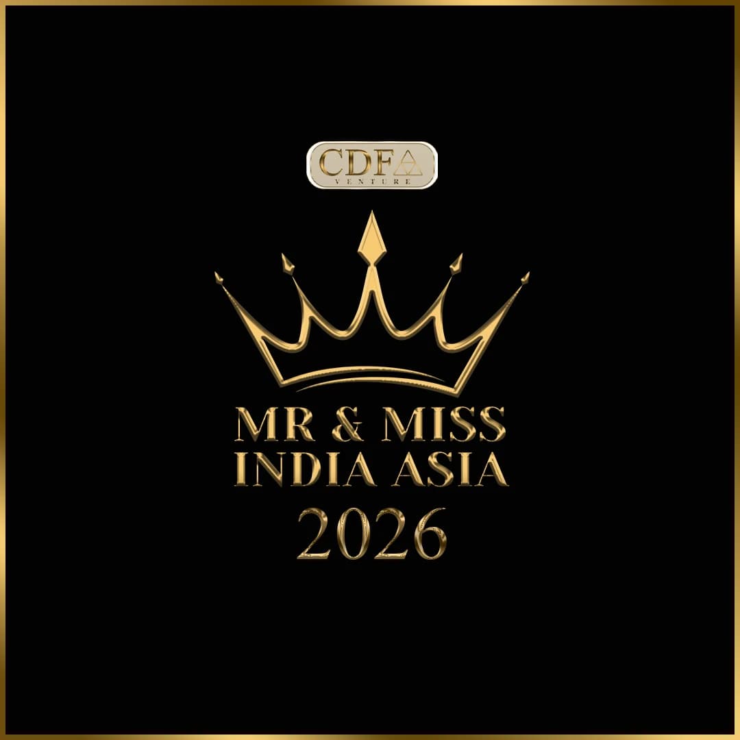 Square social graphic for Mr and Miss India Asia