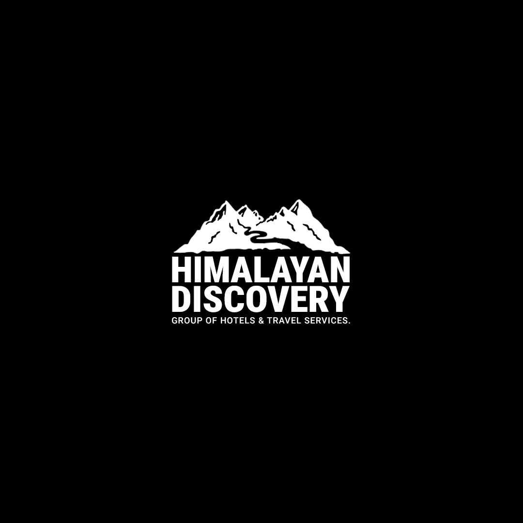 White Himalayan Discovery logo on black