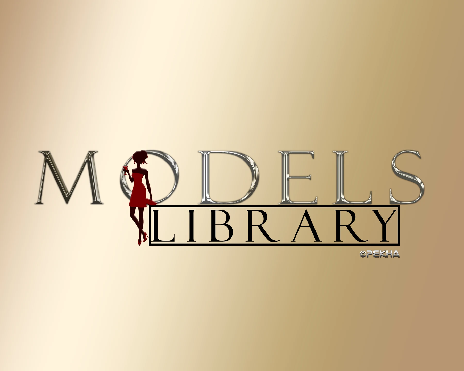 Models Library wordmark on a warm cream background