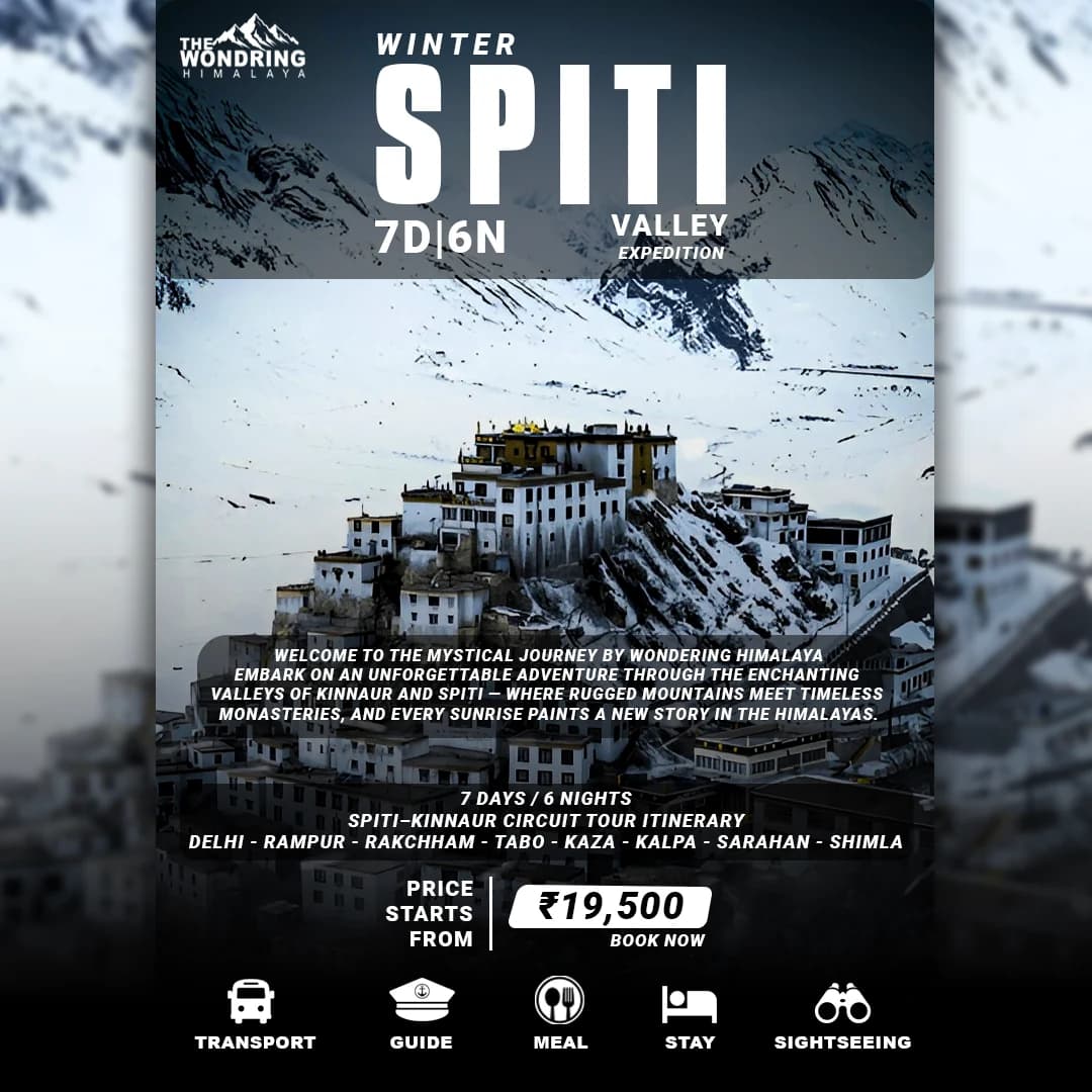 Winter travel campaign for Spiti Valley
